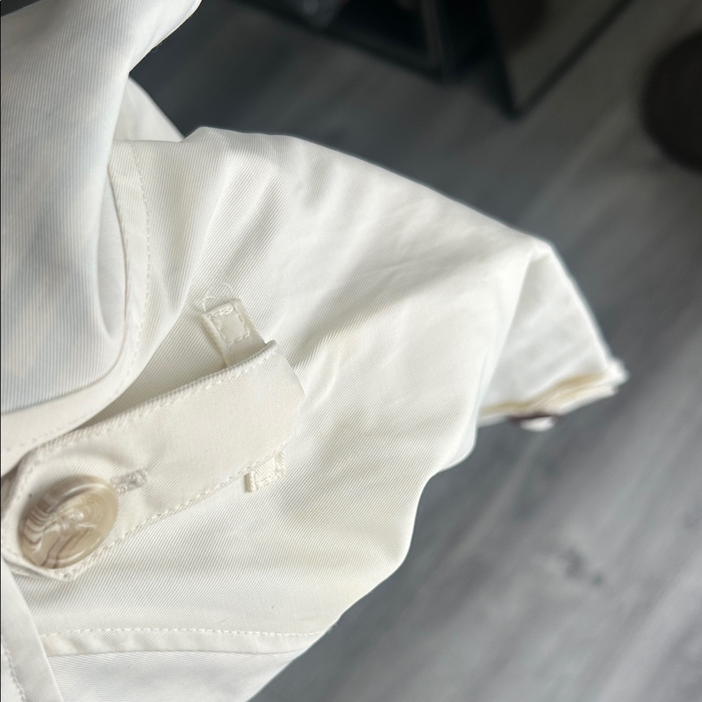 Burberry Kids Cream Pea Coat - Picture 11 of 11